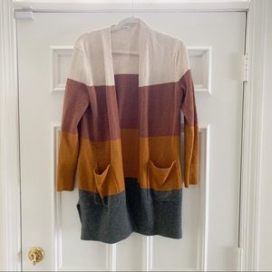 Madewell Color Block Cardigan